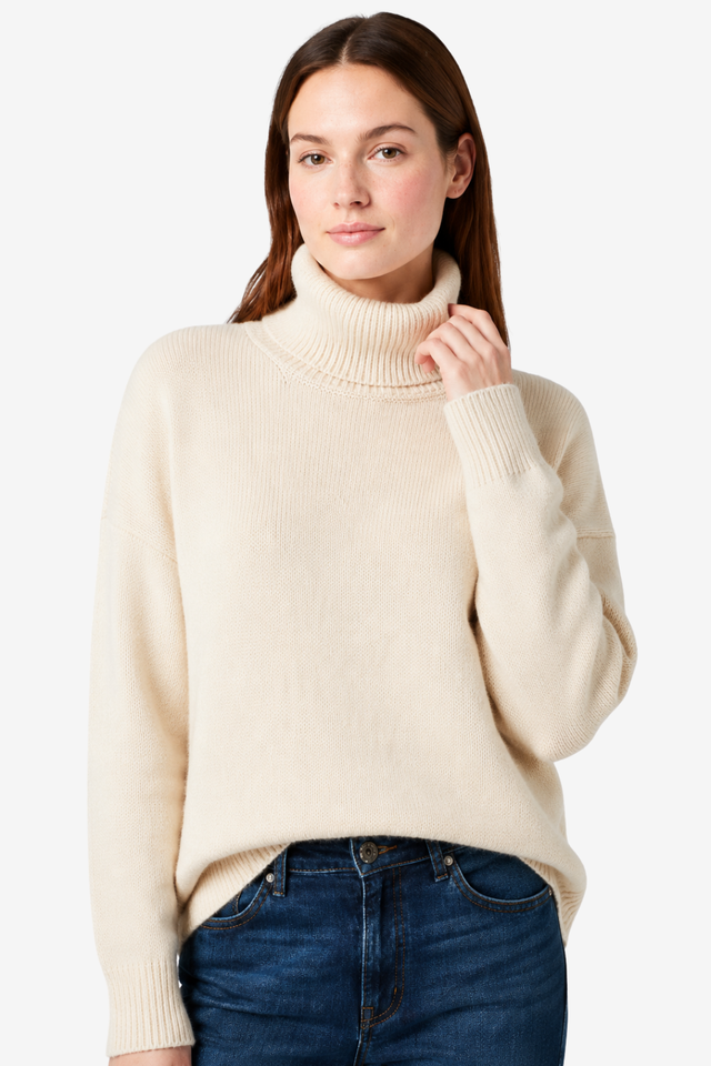 VALERIQUE | Pull Col Roulé en Cachemire pour Femme – Chaleur Somptueuse