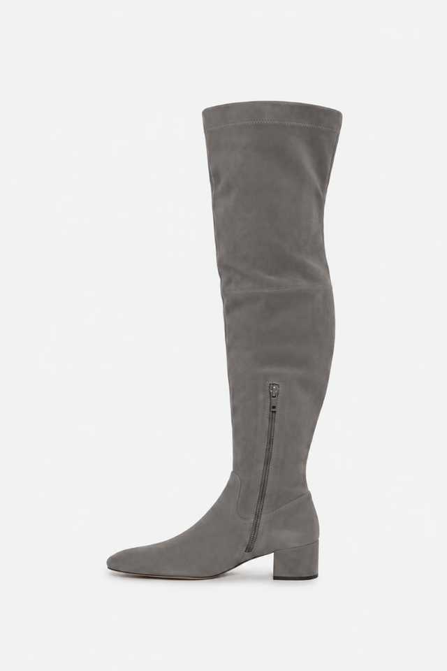 VALERIQUE | Cuissardes en Daim Synthétique pour Femme – Élégance Haute
