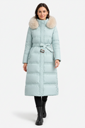 Bleu clair avec Beige