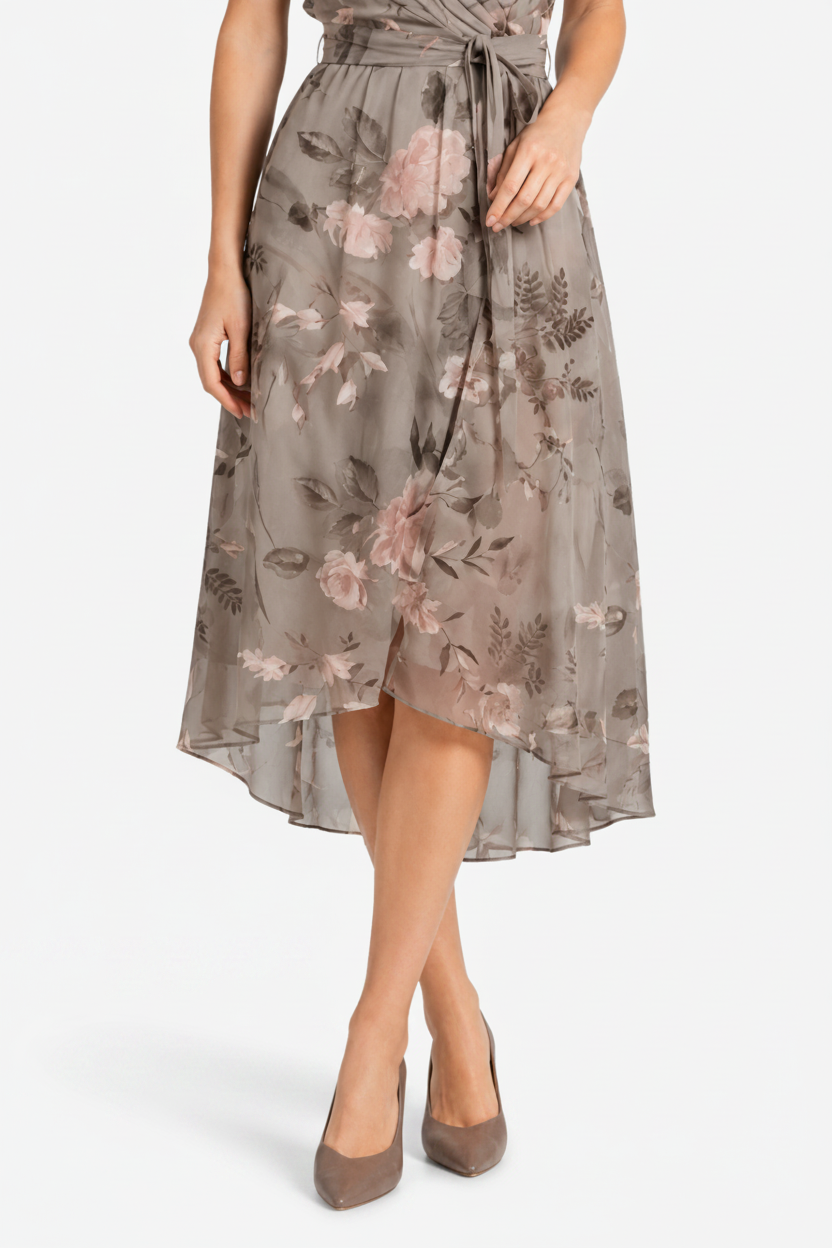 VALERIQUE | Femme Robe Fleurie Enveloppante pour