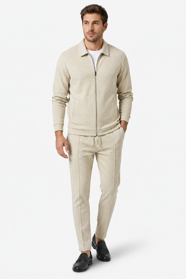 VALERIQUE | Ensemble Veste Zippée et Pantalon pour Homme