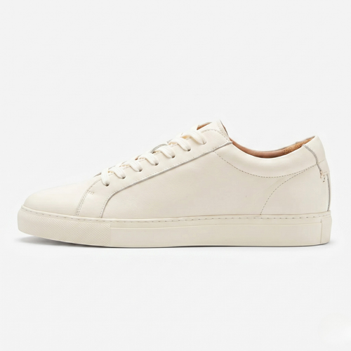 VALERIQUE | Baskets Minimalistes en Cuir de Vachette pour Homme – Qualité