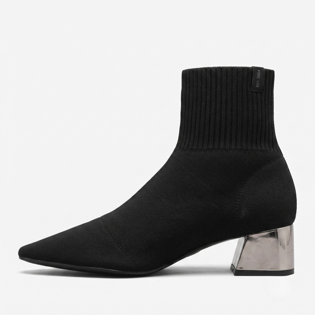 VALERIQUE | Bottines Chaussettes pour Femme – Silhouette Moderne