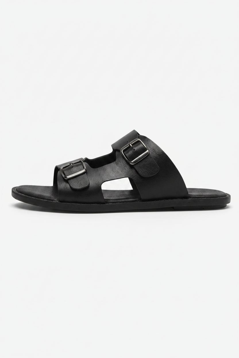 VALERIQUE | Sandales à Double Boucle pour Homme