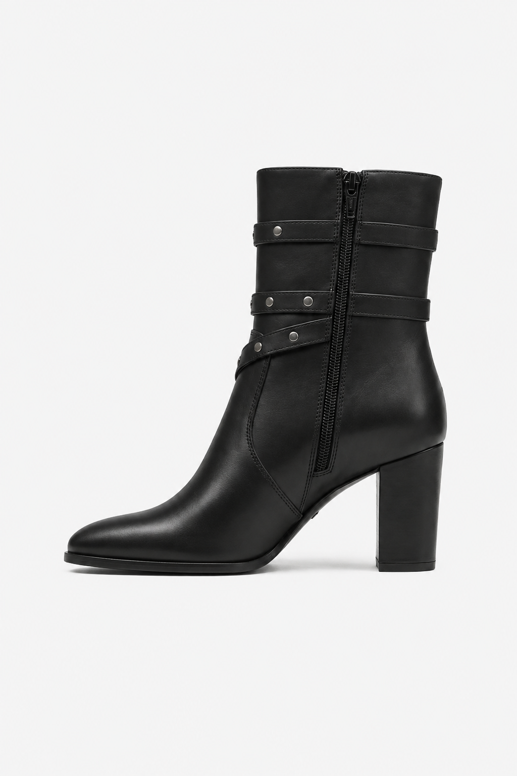 VALERIQUE | Bottines en Cuir Synthétique pour Femme – Bout Pointu