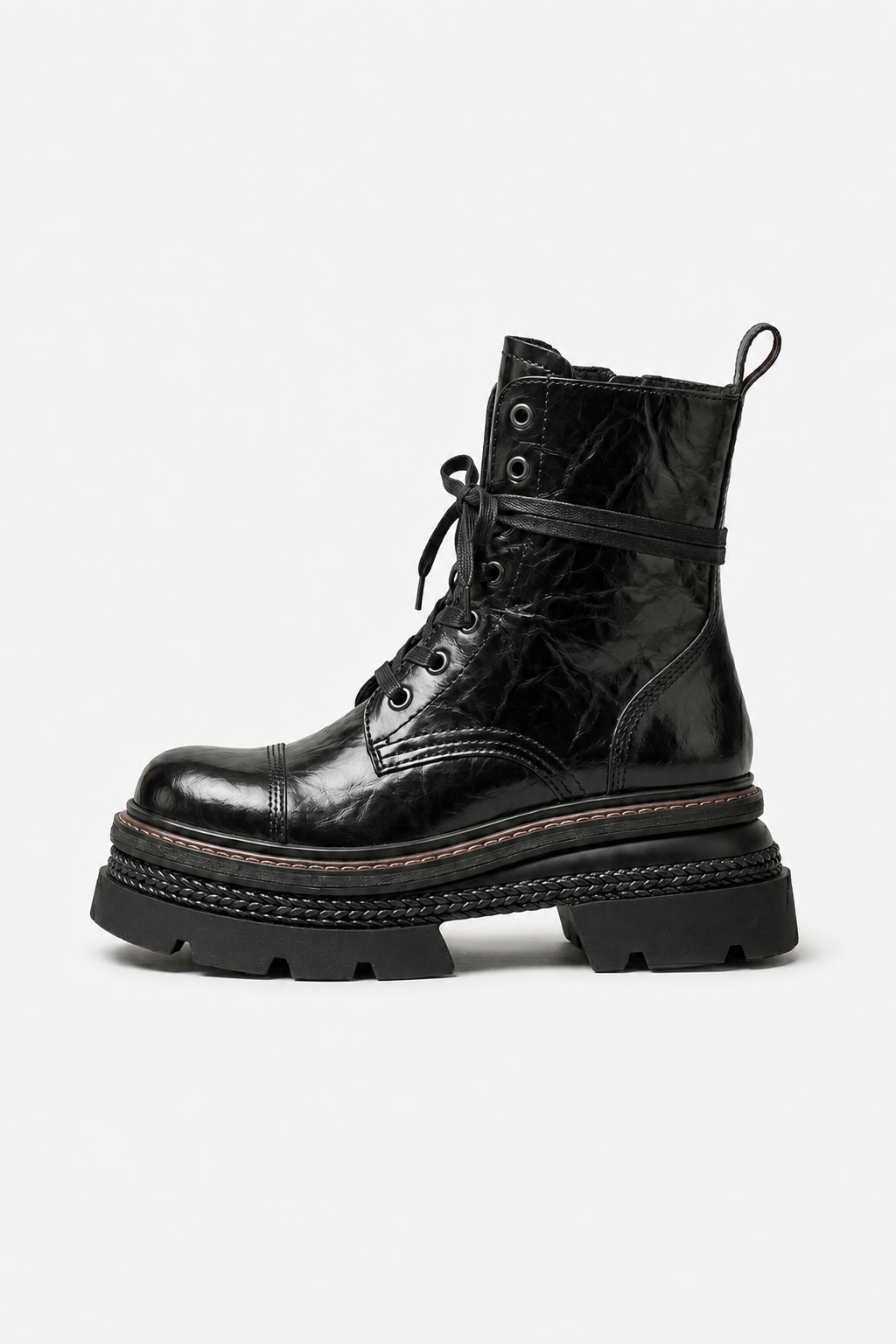 VALERIQUE | Bottes d’Hiver à Plateforme pour Femme – Style Lacé Élégant
