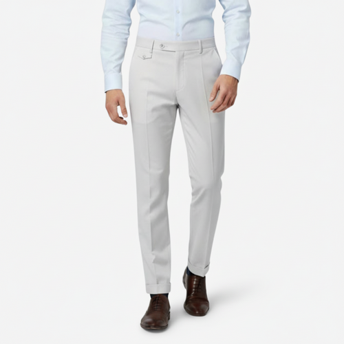 VALERIQUE | Pantalon Homme Tailleur Plissé – Taille Ajustable et Légère