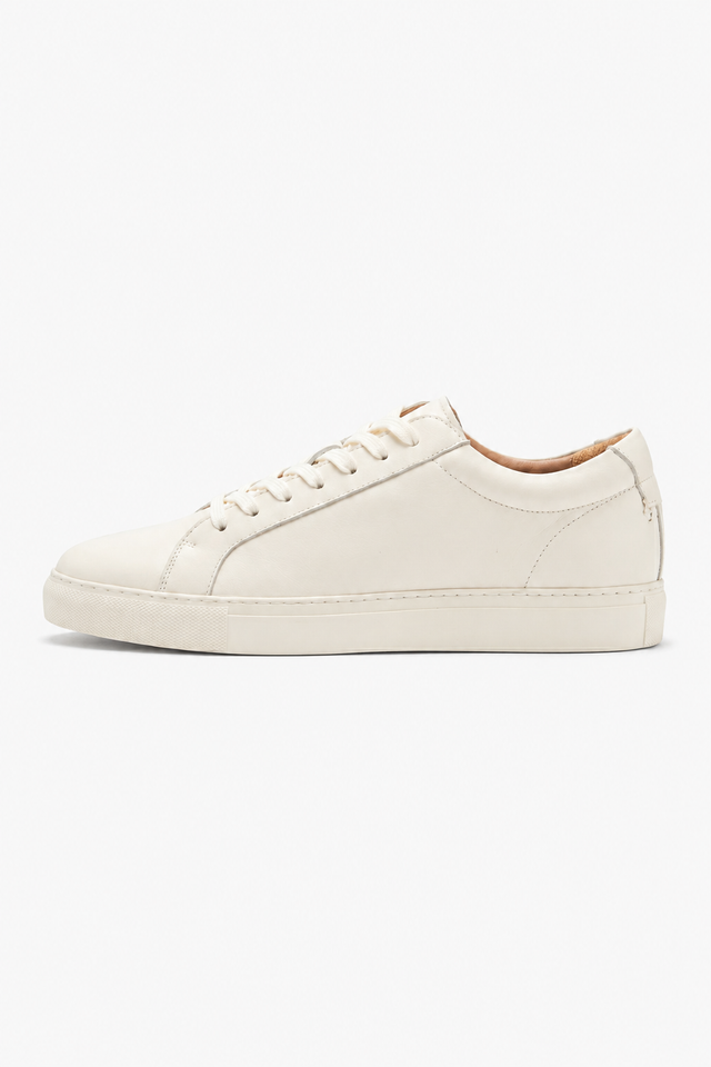VALERIQUE | Baskets Minimalistes en Cuir de Vachette pour Homme – Qualité