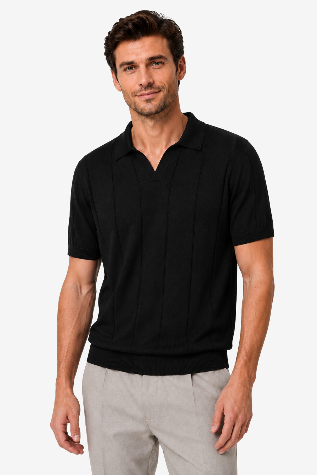 VALERIQUE | Polo en Coton pour Homme – Manches Courtes et Coupe Ajustée