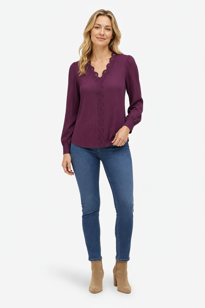 VALERIQUE | Blouse Chic pour Femme – Élégance Moderne