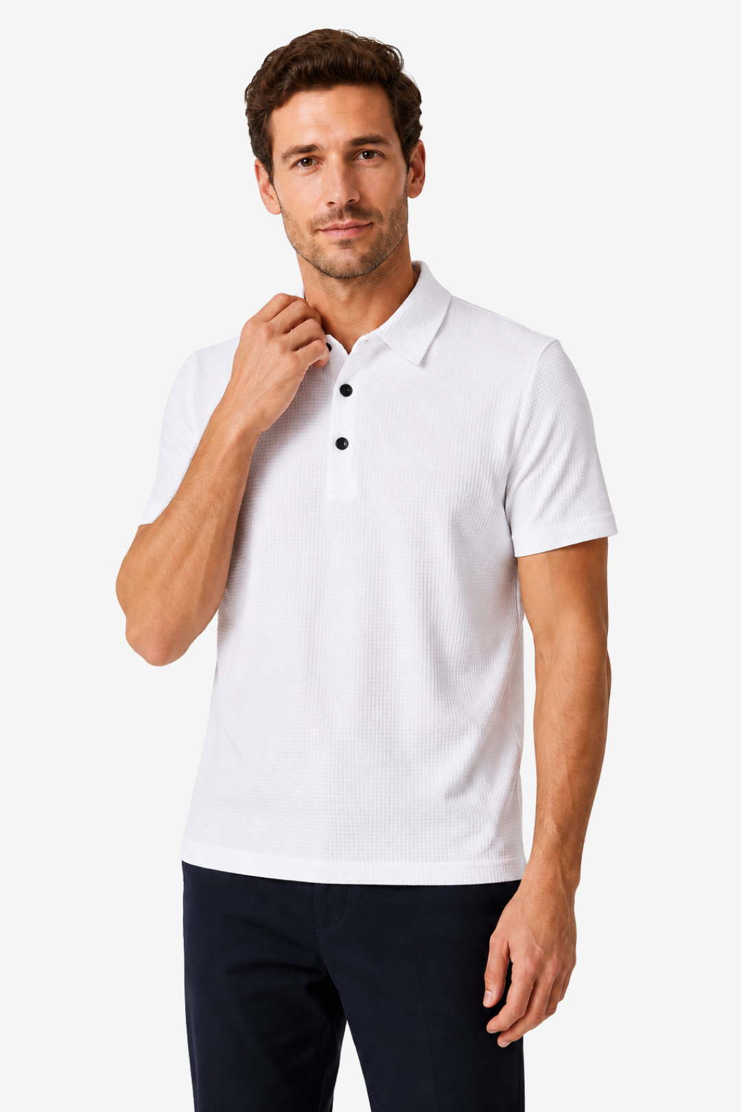 VALERIQUE | Chemise à Manches Courtes pour Homme – Col Revers et Coupe Classique
