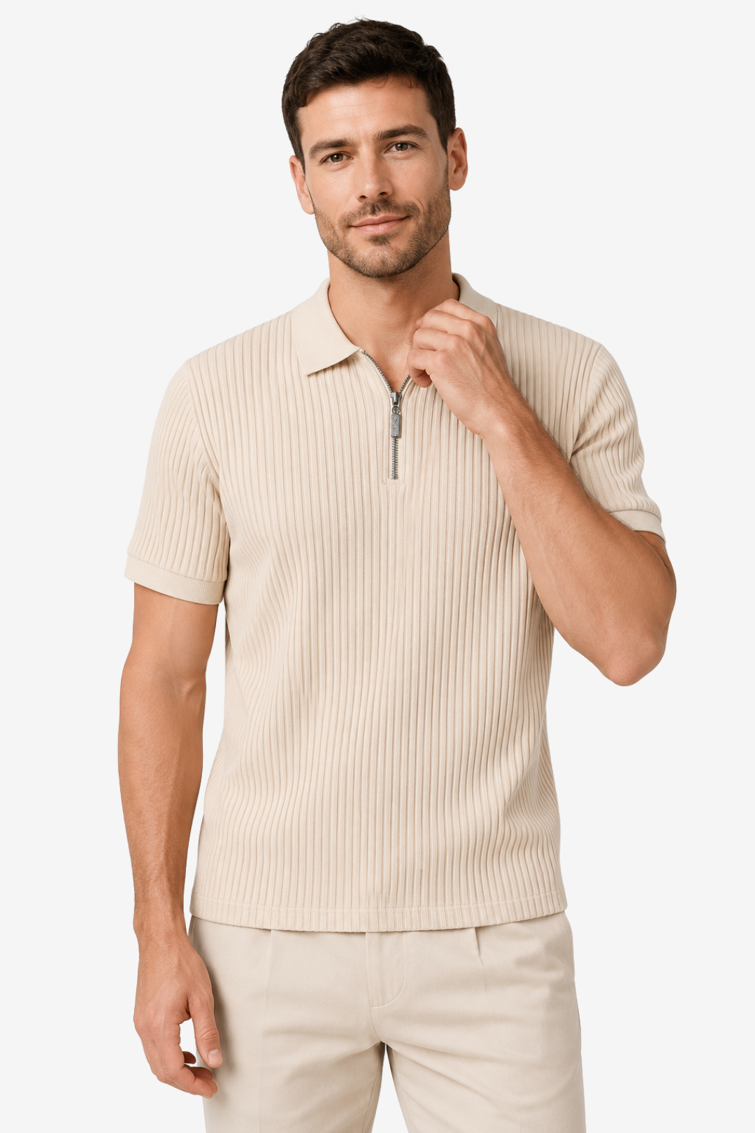 VALERIQUE | Polo à Manches Courtes pour Homme – Col Classique et Coupe Régulière