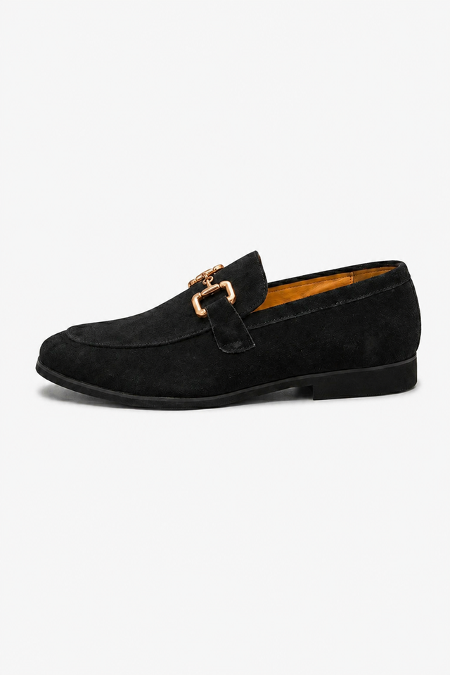 VALERIQUE | Mocassins en Daim pour Homme – Détail Mors Équestre