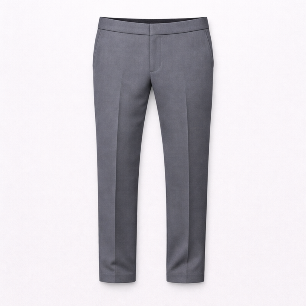 VALERIQUE | Pantalon Ajusté Gris Anthracite Coupe Élégante – Style Formel Moderne