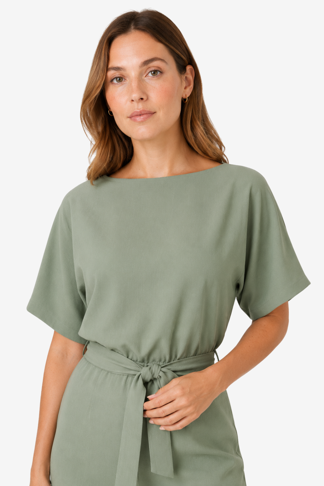 VALERIQUE | Combinaison en Coton Léger pour Femme – Taille Marquée et Jambes Larges