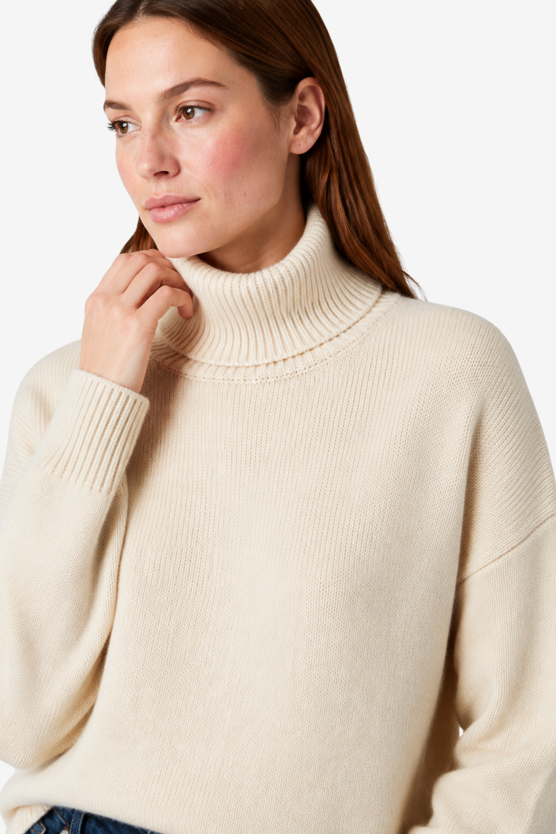 VALERIQUE | Pull Col Roulé en Cachemire pour Femme – Chaleur Somptueuse