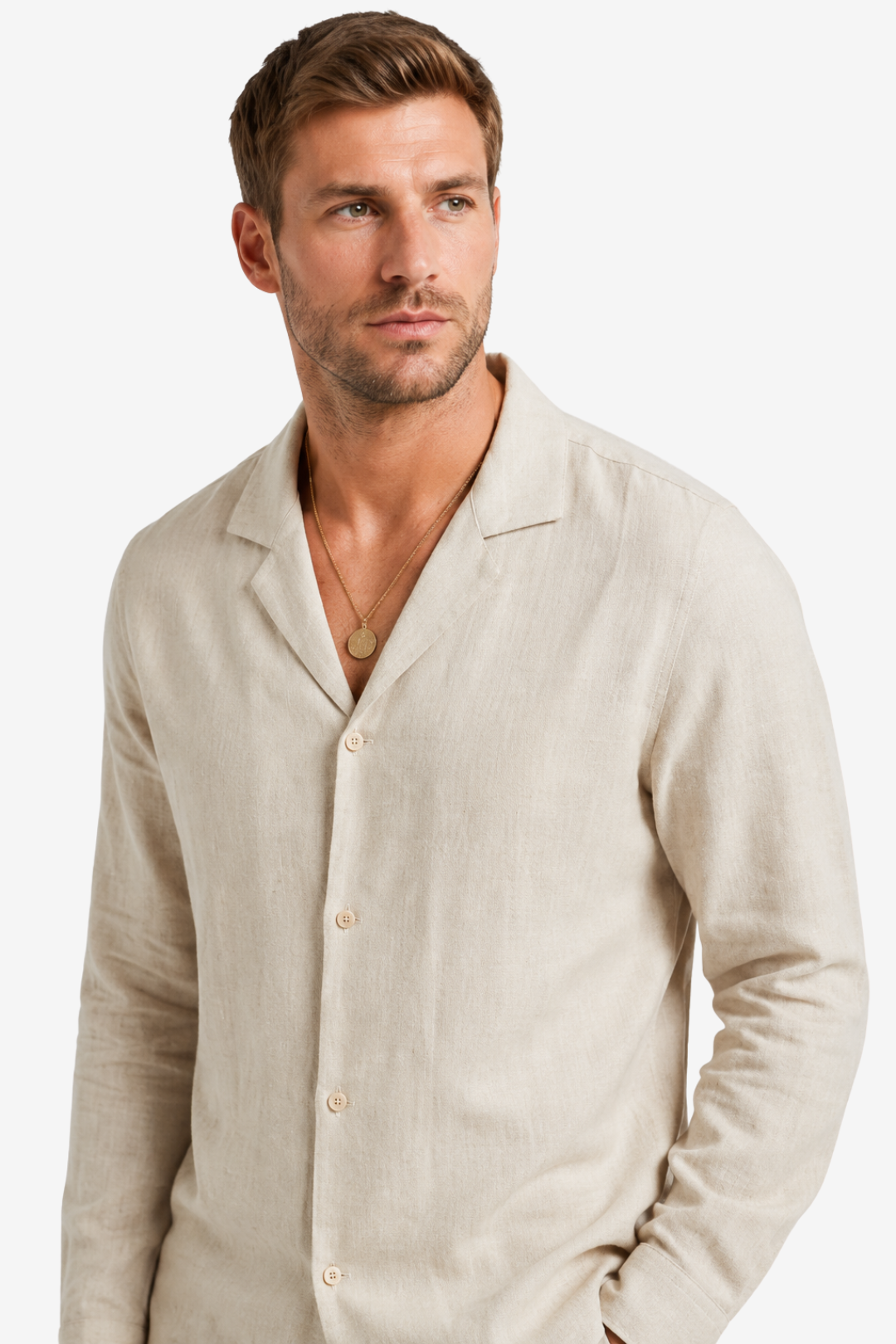 VALERIQUE | Ensemble Chemise et Pantalon en Lin pour Homme