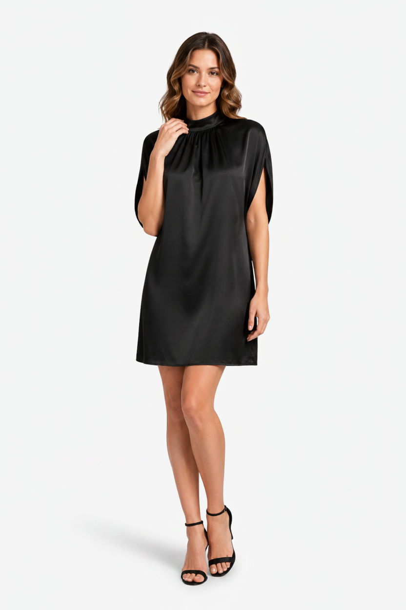 VALERIQUE | Femme Robe A-Line Formelle pour - Blanc et Noir