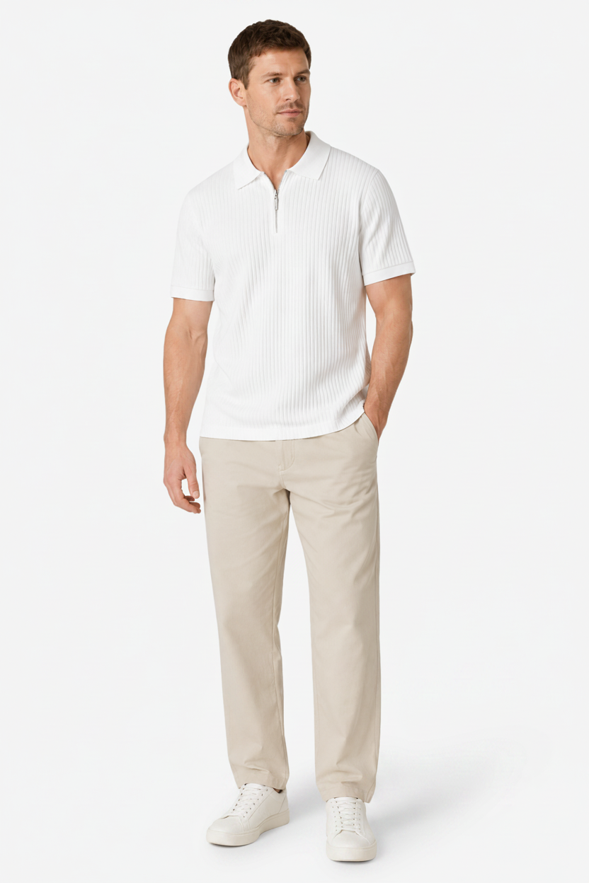 VALERIQUE | Polo à Manches Courtes pour Homme – Col Classique et Coupe Régulière