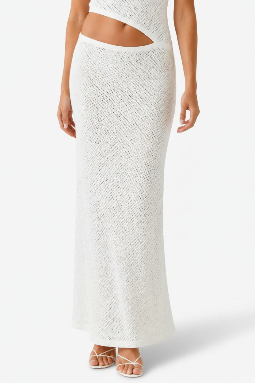 VALERIQUE | Robe Longue à Découpes pour Femme – Coupe Ajustée