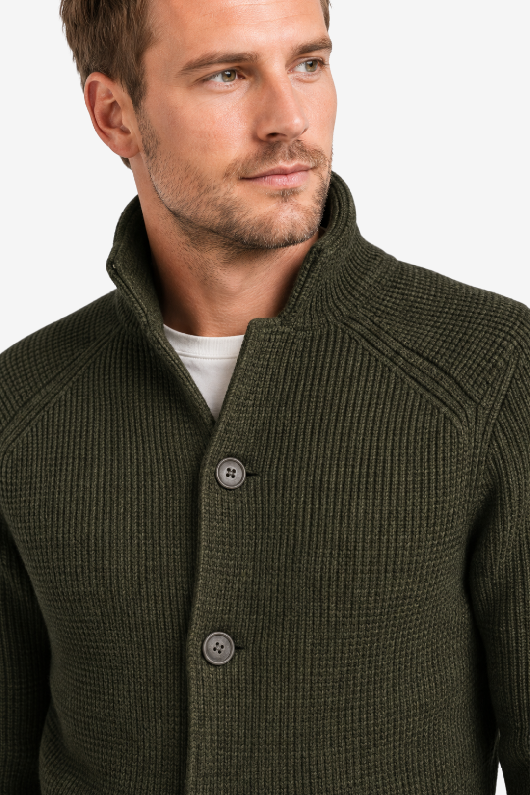 VALERIQUE | Blazer Cardigan en Maille pour Homme – Élégant à Boutons