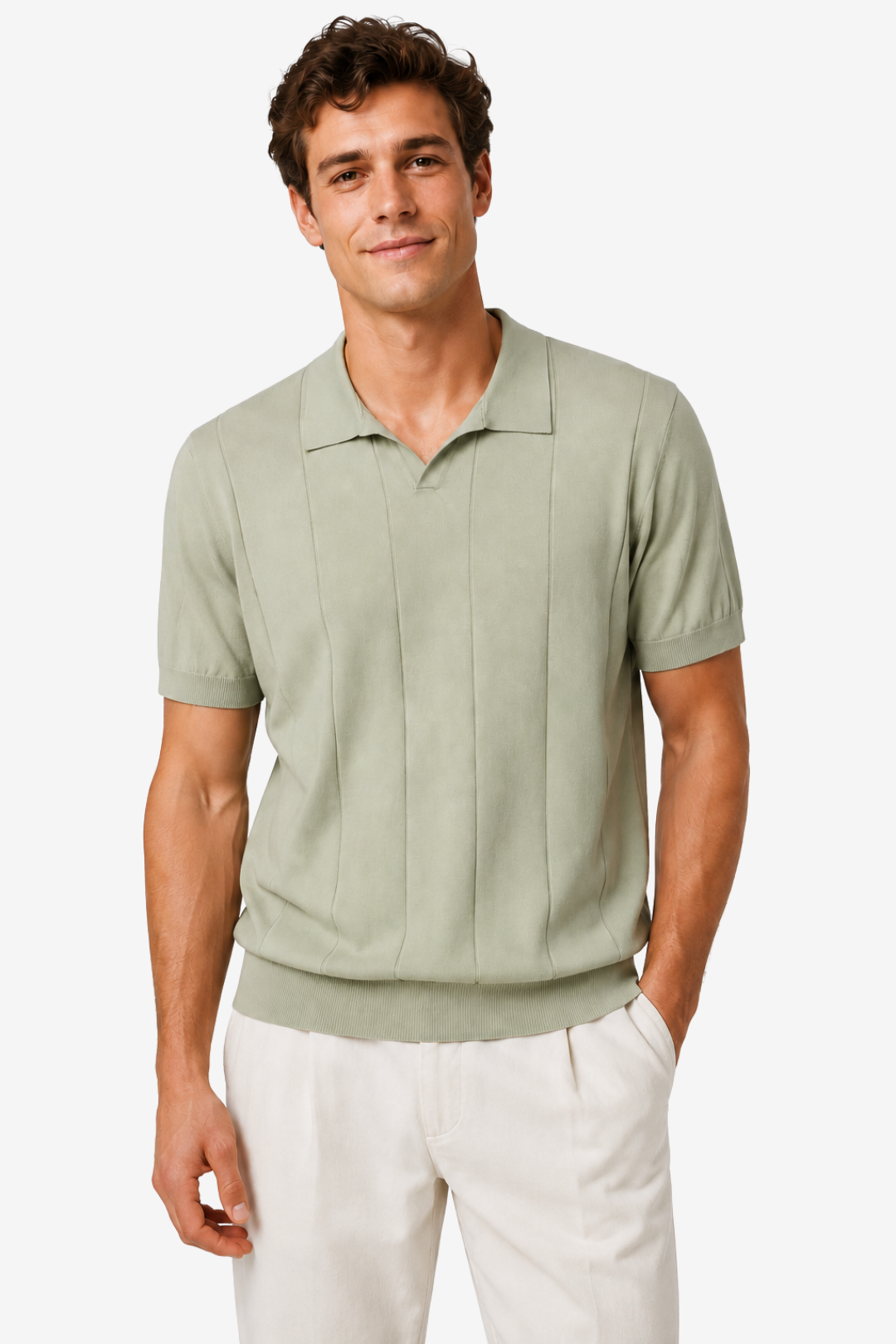 VALERIQUE | Polo en Coton pour Homme – Manches Courtes et Coupe Ajustée
