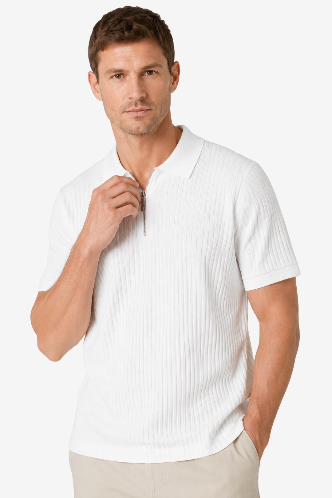 VALERIQUE | Polo à Manches Courtes pour Homme – Col Classique et Coupe Régulière
