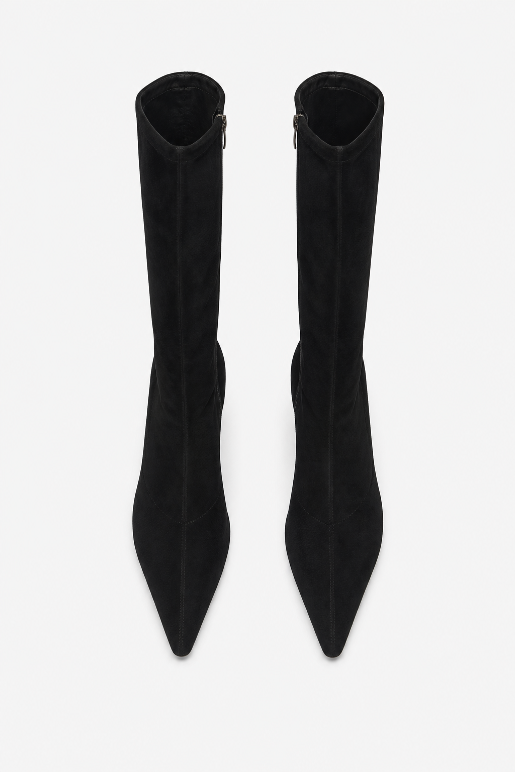 VALERIQUE | Cuissardes à Talons en Daim pour Femme – Élégance Haute