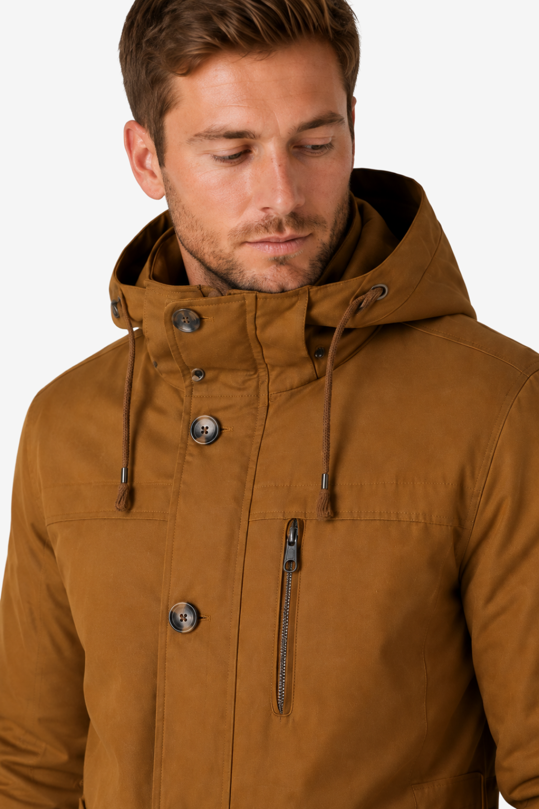 VALERIQUE | Veste d’hiver isolante pour homme – Capuche réglable et poches pratiques