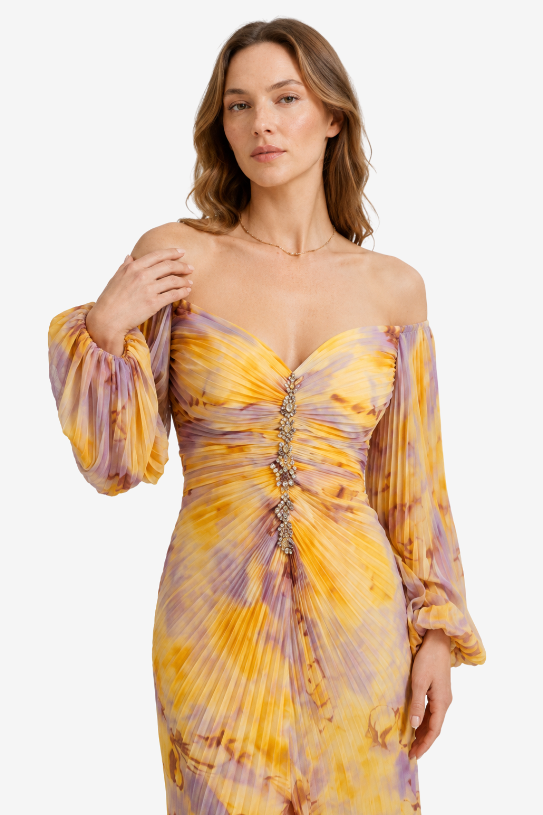 VALERIQUE | Robe Col V pour Femme – Coupe Ajustée
