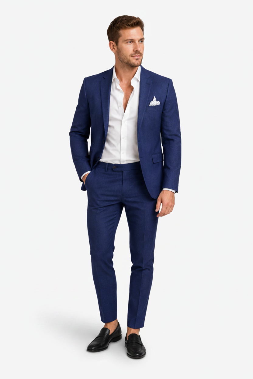 VALERIQUE | Ensemble Costume Deux Pièces pour Homme – Blazer Ajusté Pantalon Slim Design Élégant
