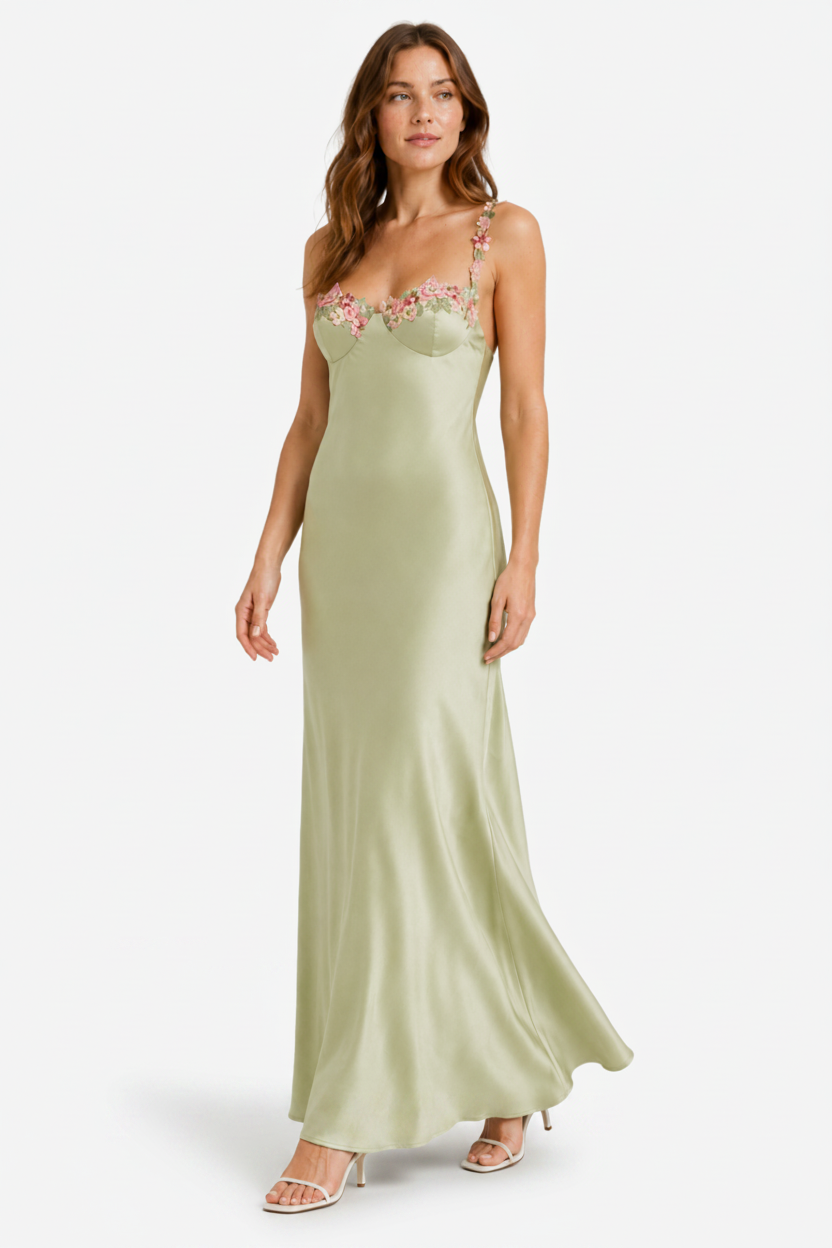 VALERIQUE | Robe Maxi pour Femme – Coupe Longue et Taille Définie