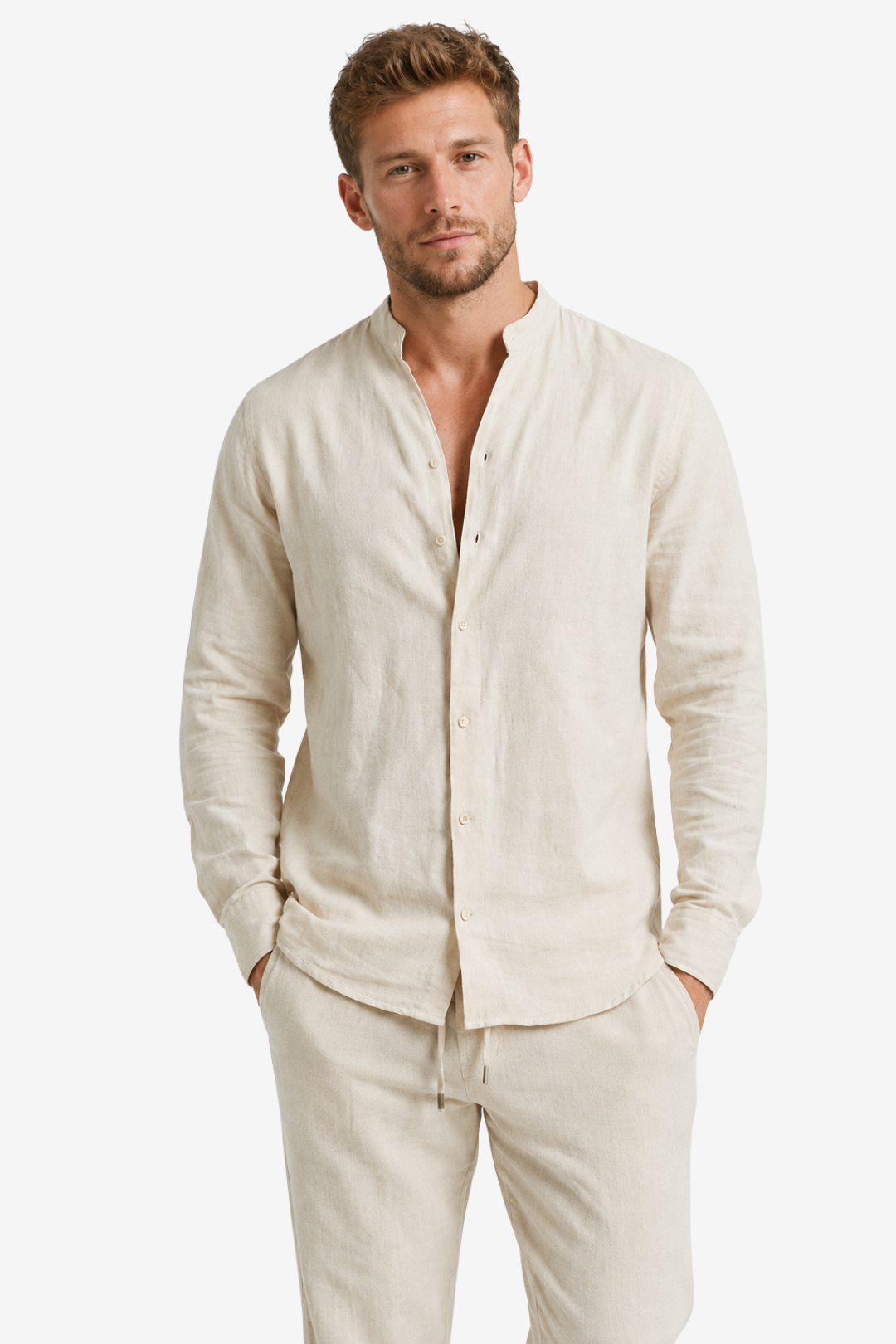 VALERIQUE | Ensemble Chemise et Pantalon pour Homme – Coupe Décontractée