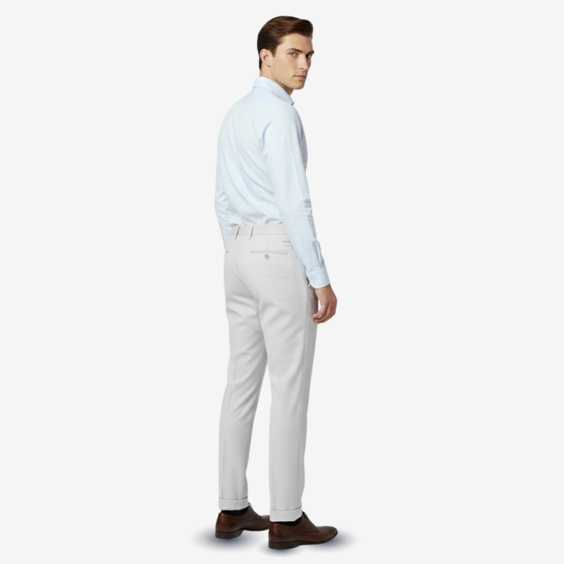 VALERIQUE | Pantalon Homme Tailleur Plissé – Taille Ajustable et Légère