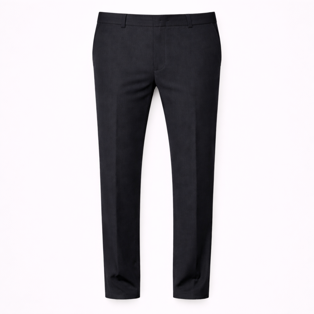 VALERIQUE | Pantalon Ajusté Gris Anthracite Coupe Élégante – Style Formel Moderne