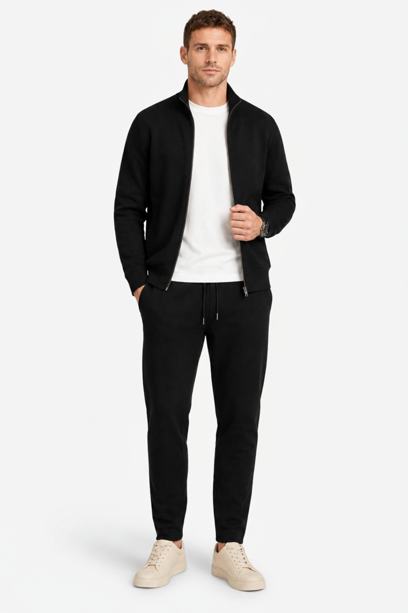 VALERIQUE | Ensemble de Sport Homme - Noir et Bleu