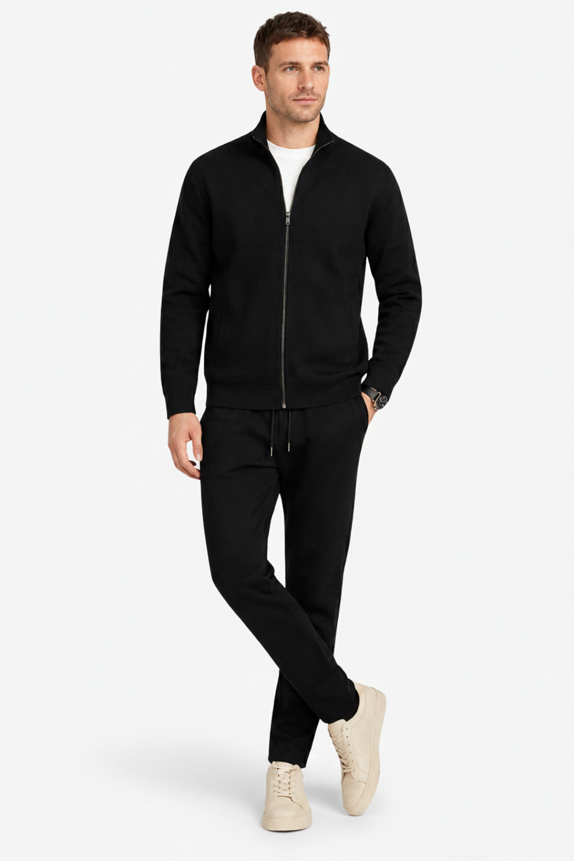 VALERIQUE | Ensemble de Sport Homme - Noir et Bleu