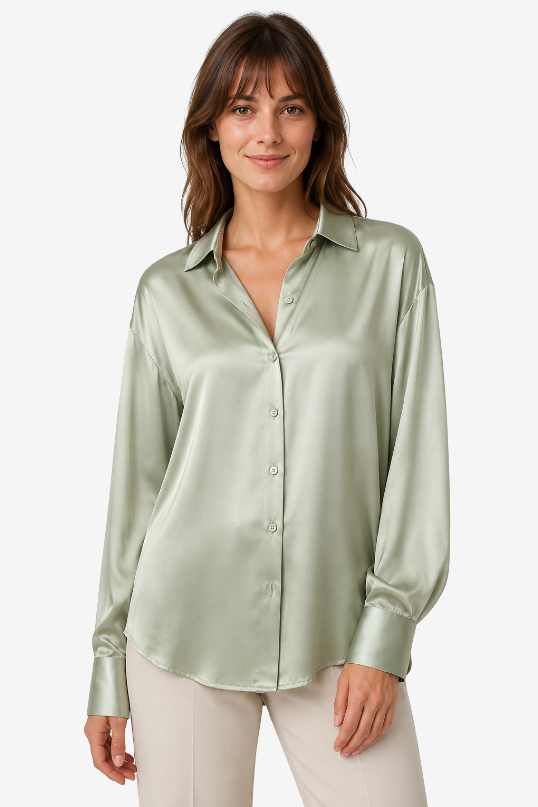 VALERIQUE | Blouse en Satin de Soie pour Femme – Douceur Élégante