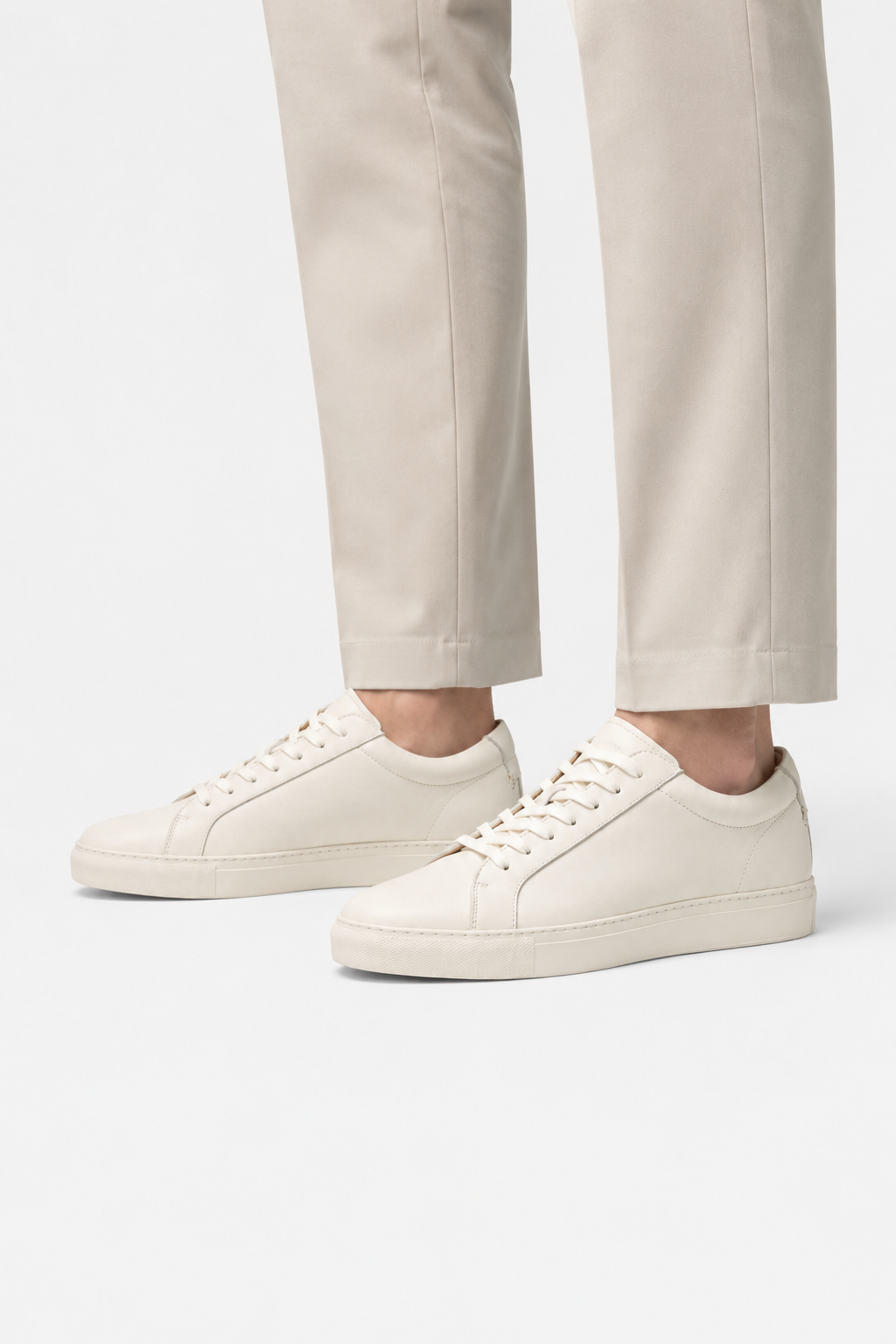 VALERIQUE | Baskets Minimalistes en Cuir de Vachette pour Homme – Qualité