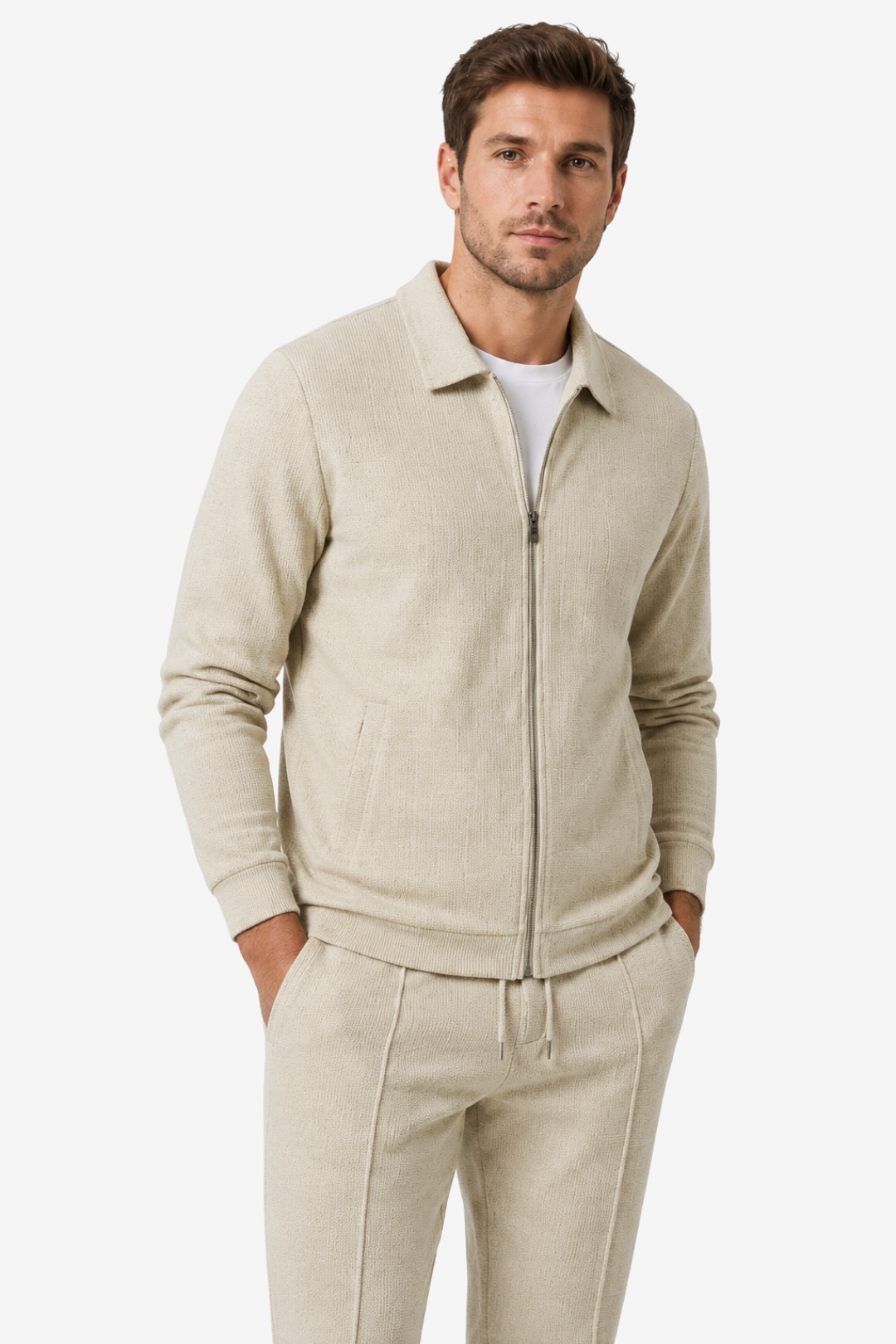 VALERIQUE | Ensemble Veste Zippée et Pantalon pour Homme