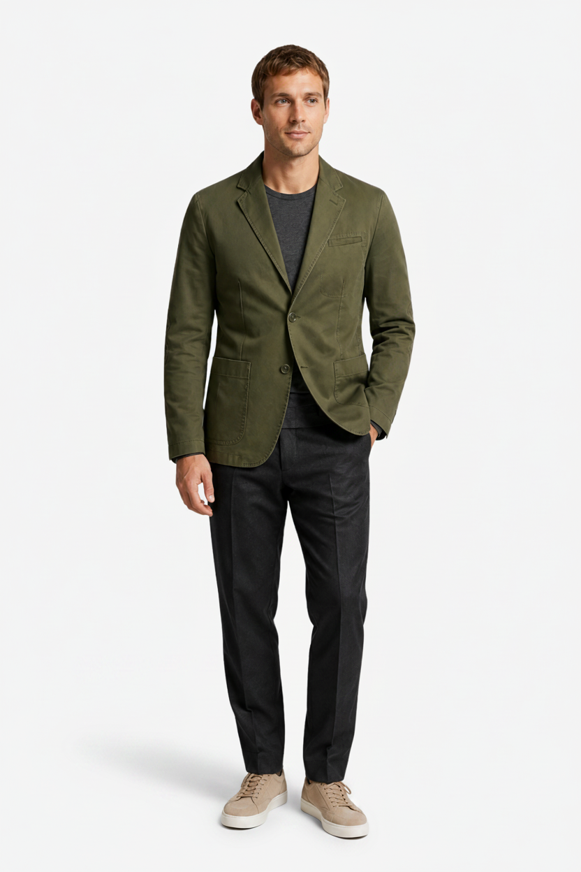VALERIQUE | Homme Blazer casual coupe ajustée style moderne