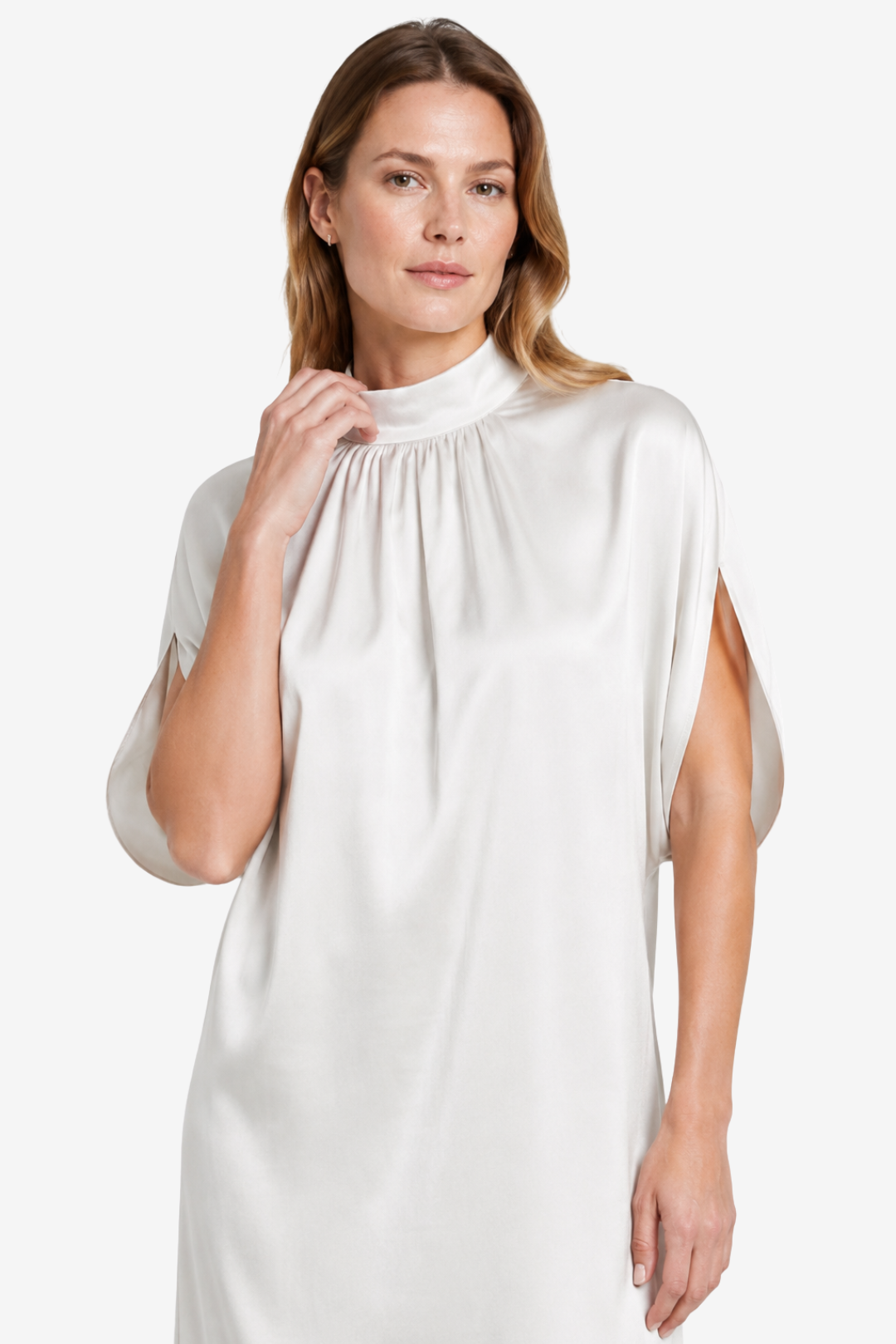 VALERIQUE | Femme Robe A-Line Formelle pour - Blanc et Noir