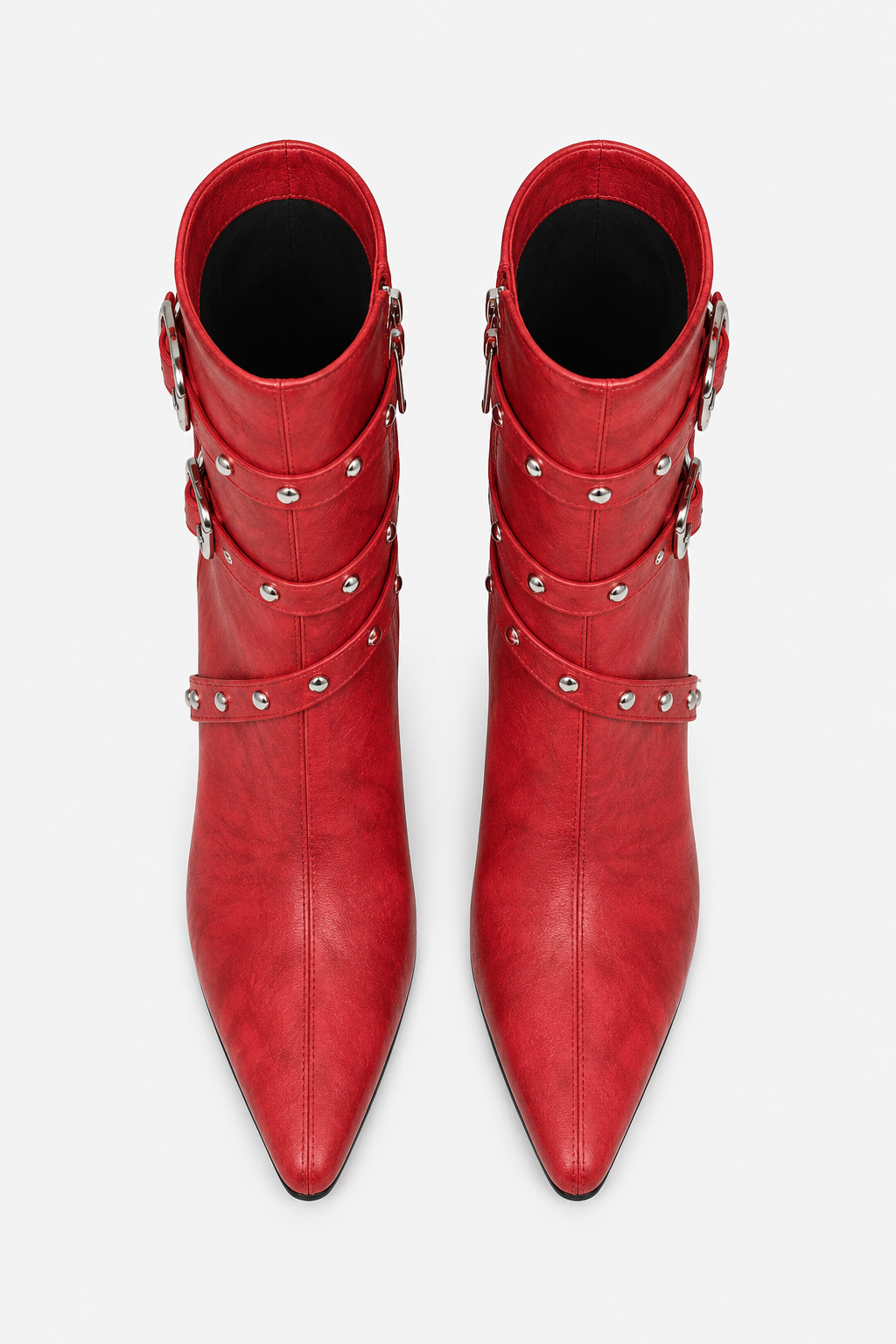 VALERIQUE | Bottines en Cuir Synthétique pour Femme – Bout Pointu