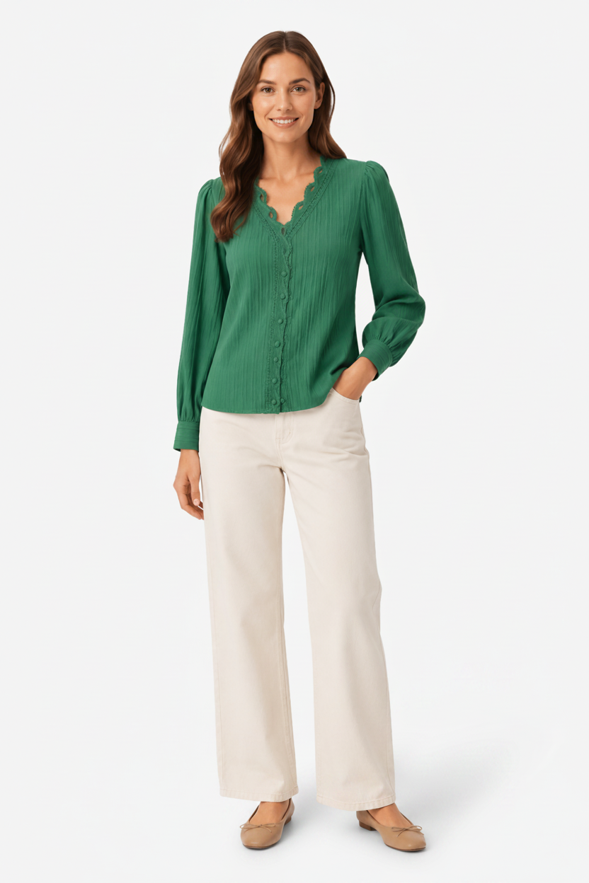 VALERIQUE | Blouse Chic pour Femme – Élégance Moderne