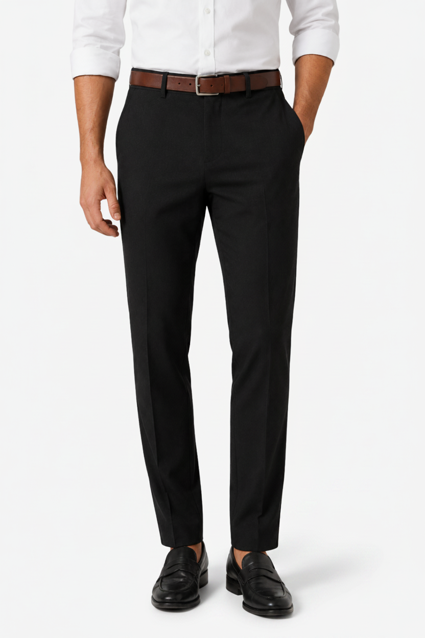 VALERIQUE | Pantalon Extensible en Coton pour Femme – Coupe Ajustée