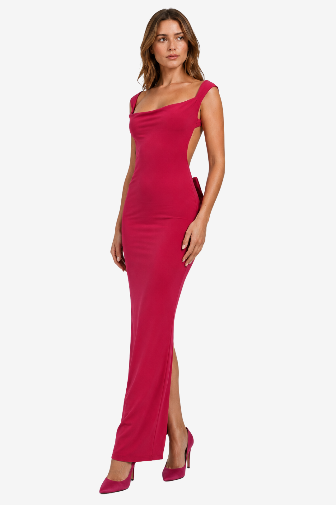VALERIQUE | Femme Robe Longue Formelle pour - Rouge