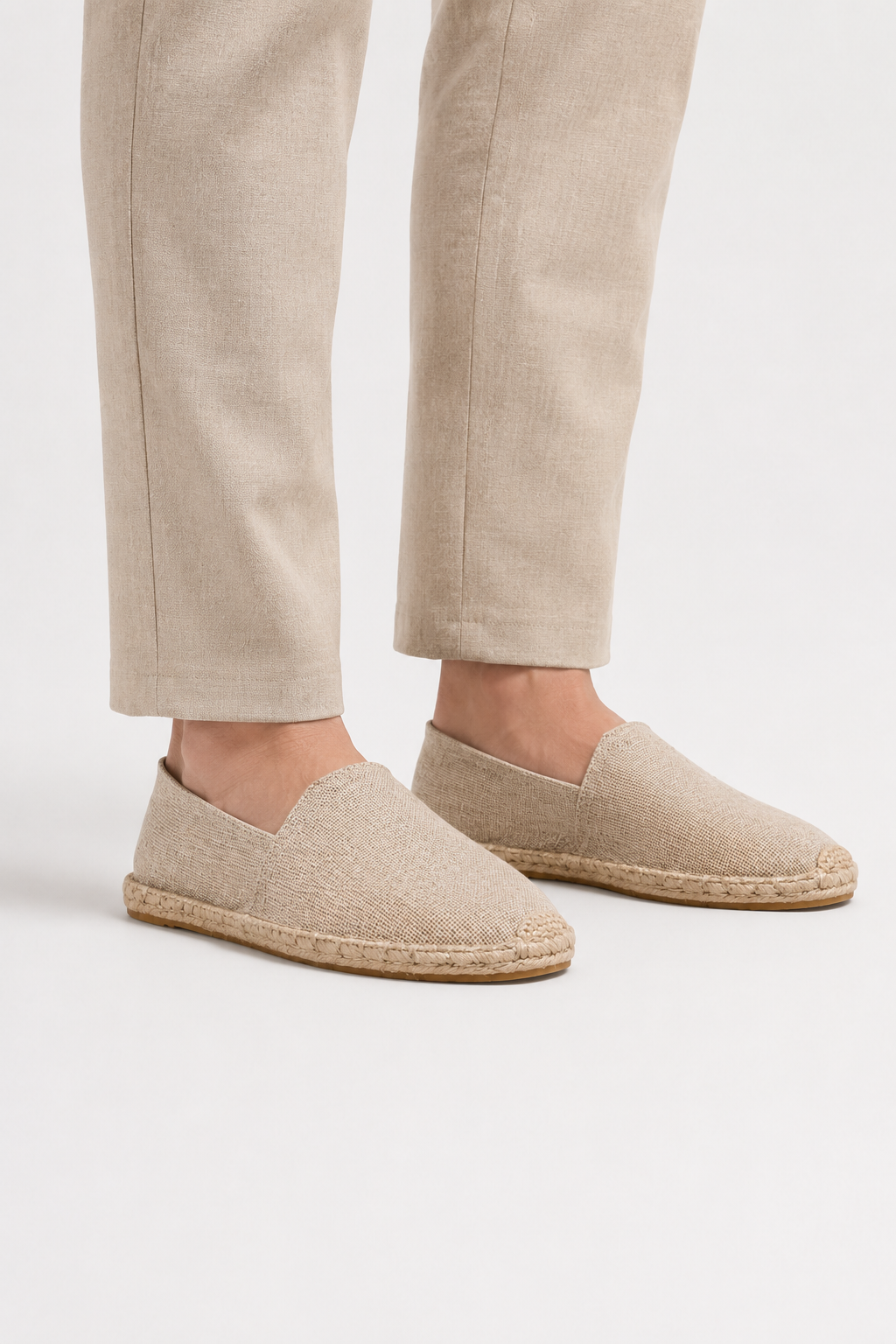 VALERIQUE | Homme Espadrilles en toile style décontracté