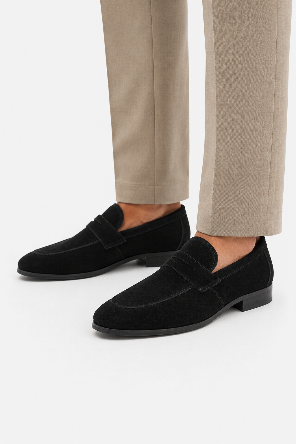 VALERIQUE | Homme Mocassins classiques en suédine style élégant