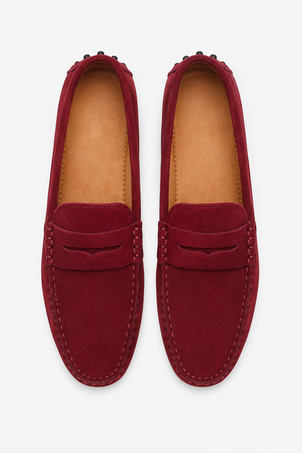 VALERIQUE | Mocassins en Daim pour Homme – Coupe Classique Sans Lacets