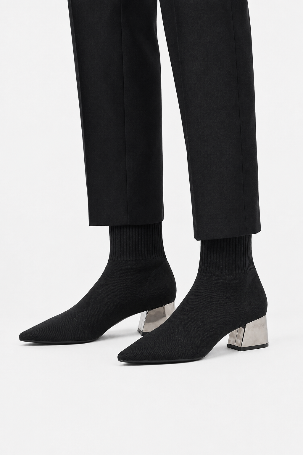 VALERIQUE | Bottines Chaussettes pour Femme – Silhouette Moderne